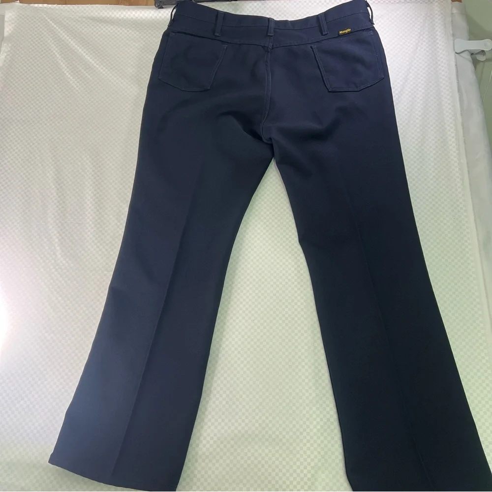Vtg 70’s Wrangler‎ Wrancher Boot Blue Pants Men’s 42 x 32 Mint USA Made